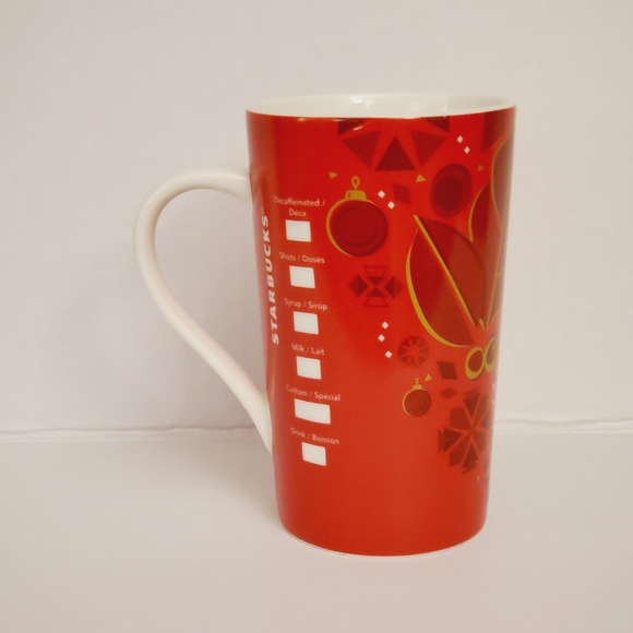 Starbucks Holiday Ceramic Tall Mug (2013) - Picture 3 of 6